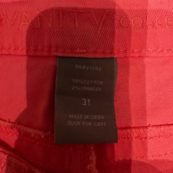 Vanity Pink Jean Shorts Casual Summer Style - Picture 2 of 6
